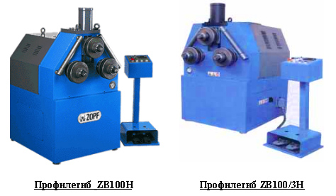 ПРОФИЛЕГИБОЧНЫЕ СТАНКИ ZB 100
